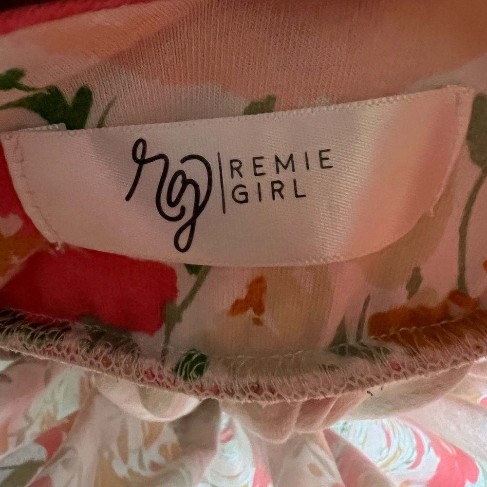 Remie Girl Floral Twirl Dress - Mattie Dress - 3T - with pockets!! - Picture 5 of 6